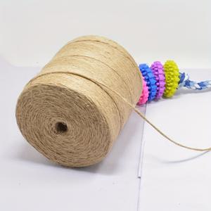 TEMU 1000m 천연 황마 로프 꼰 황마 끈 장식용 바인딩 코드 수제 고급 대나무 줄 태그링 로프