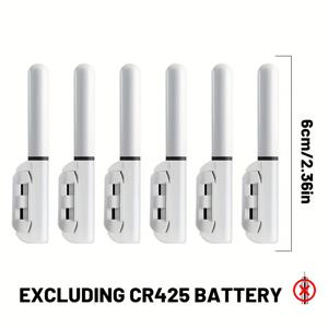 TEMU 6개입 낚시용 색상변경 바이트 , 야간낚시에 적합한 고가시성 글로우 스틱 (후크 알람 기능 포함, 저조도 조건 및 밤낚사 활동에 적합, 배터리 미포함)