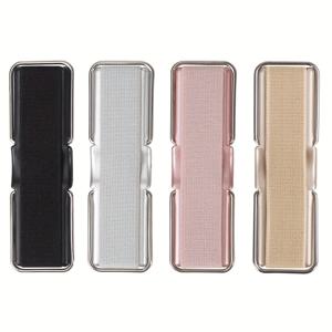 TEMU 4pcs HXCD 폰 그립 스트랩 스탠드 포함 - 아이폰, 삼성 및 대부분의 스마트폰용 방지 슬립 손가락 킥스탠드 홀더, 내구성 있는 플라스틱 폰 케이스 보호대, 스마트폰 보호, 생동감 있는 폰 스트랩, 텍스처드 그립|그립톡