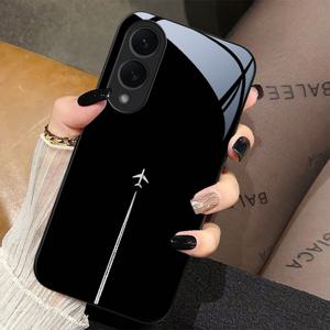 TEMU 삼성 갤럭시 S25 에지용 강화 유리 폰 케이스, 풀 랩 워터 컬러 디자인, 새로운 유럽 및 미국 스타일, 우키요에에 영감을 받은 삽화 및 텍스트가 있는 드롭을 위한