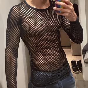 TEMU 남성용 민소매 메쉬 티셔츠 - 신축성 니트 소재 반투명 탑, 통기성 사계절 셔츠 (헬스장 & 캐주얼·포멀웨어) - 쉬운 관리 일상 필수 아이템, 슬림핏 디자인