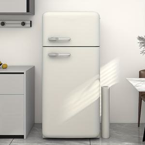 TEMU 피엘 앤 스틱 벽지 - 파스텔 미니 냉장고 랩 비닐, 라이트 퍼플 블루 그린 옐로우 레드 화이트 장식 냉장고 데칼, 자체 접착 주방 장식, 쉬운 피엘 앤 스틱 설치, 냉장고 벽지 | 파스텔 컬러 스키마 | 쉬운 설치 벽지, 벽지 장식