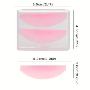 TEMU 1쌍 소프트닝 래쉬 리프트 패드 - 초박형 & 부드러운 속눈썹 강화제, 재사용 가능한 자가 접착 속눈썹 리프터 (속눈썹 염색, 브로우 틴팅용) - 저자극성, 포름알데히드 무첨가, 속눈썹 연장, 속눈썹 염색, 롯드 속, 핀셋, 속눈썹 브러쉬, 속눈썹펌제, 속눈썹 연장 재료, 속눈썹테이프