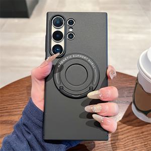 TEMU 심플 라이트 베이지 느낌 타이 로드 자석 흡착 무선 충전 삼성 갤럭시 S24 S23 플러스 울트라 S25울트라 럭셔리 매트 보호 소프트 백 커버