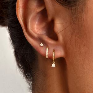 TEMU 6피스 세트 감성 큐빅 합금 주얼리 귀걸이, 캐주얼 및 휴가용 우아한 스타일