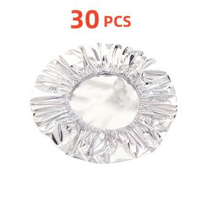 TEMU 식품 등급 재사용 가능 알루미늄 포일 커버 - 테이블 보온 뚜껑, 알루미늄 커버, 주방 보존 및 단열 필름 커버, 볼, 접시 및 식기류에 적합 - 음식 보온, 신선 유지 및 곤충 및 먼지로부터 보호