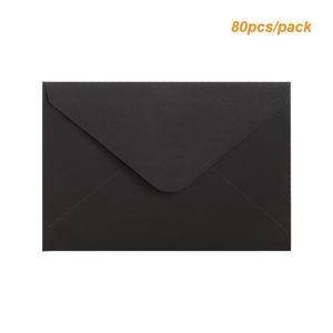 TEMU 40개 또는 80개의 흰색과 검정 크라프트 종이 봉투, 10.67cm x 15.75cm 사이즈 - 휴일 카드, 편지, 선물, 엽서, 크리스마스, 추수감사절, 결혼식, 생일 초대장에 완벽한 모든 행사용