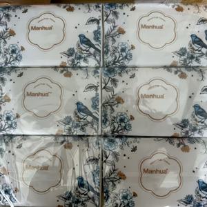 TEMU 총 2400매 대용량 레스토랑 냅킨, 6팩, 천연 목재 펄프 제작의 두꺼운 엠보싱 페이퍼 타월, 주방·욕실용, 고흡수성 및 내구성 강화, 가정·여행·학교·사무실에 완벽