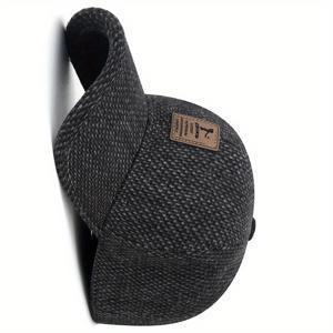 TEMU EDIKO 남성용 겨울 야구 모자 - 부드러운 안감 내장, 방풍 아웃도어 골프 & 대디햇, 추운 날씨에 적합한 스포츠 활동용 - 손세탁/드라이클리닝 쉬운 디자인 - 아버지 선물 추천, 캐주얼 헤드웨어, 내구성 강화, 액티브 라이프스타일|남자모자