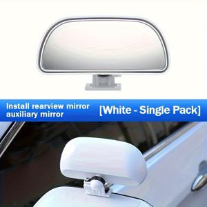 TEMU 차량 후방 거울 추가 블라인드 스팟 미러, 이중 조절 가능한 각도 볼록 미러, 고화질 와이드 앵글 후방 거울, 역전 보조 미러, 차량 안전 미러, 운전자 보조 미러, 자동차 외부 액세서리, 자동차용 자동 미러, 주차 미러 클립, 차량용 주차 미러 센이오르, 시야 안전 반사 클립 콤보 및 얕은 시야 액세서리 필수품