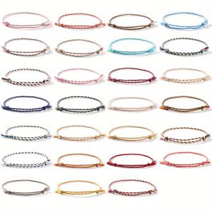 TEMU 27pcs 스타일 브레이드 로프 브레스릿 세트 - 청소년 및 청소년을 위한 아름다운 서핑 팔찌, 해변 휴가 및 바다 테마 선물, 해변 액세서리, 청소년을 위한