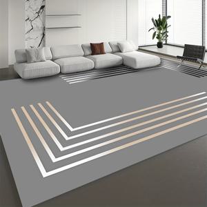 TEMU 대형 모던 매트 - 내구성 강한 이중 스티치 처리, 실내/실외용 미끄럼 방지 러그 (네이처 그레이/베이지/화이트/블랙) - 거실, 침실, 캠핑, 요가용 - PVC 백킹 & 쉬운 세척 표면 - 스칸디나비아 홈 데코 매트, 스타일, 고품질 스티칭, 다목적 매트, 야외 활동 애호가를 위한 매트|캠핑매트