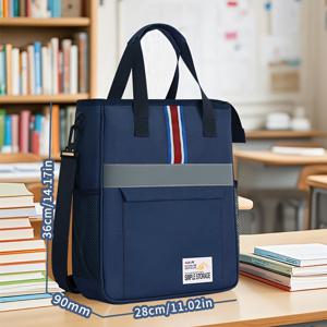 TEMU 1개 영국 스타일 대용량 옥스포드 캔버스 백팩 - 학교/대학/사무실용, 가벼운 내구성 다중 수납공간 & 메쉬 포켓 및 사이드 포켓, 커피/베이지/블루/버건디, 일상 캐리올, 심플한 디자인, 안전 지퍼 잠금