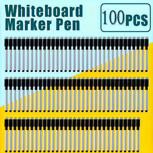 TEMU 50/100팩 지울 수 있는 화이트보드 마커 - 부드러운 필기, 드라이-이레이즈 보드 호환, 교실, 사무실, 가정용 - , 수업, 회의에 적합 (50개 또는 100개), 세련된 펜 디자인, 브러시 팁 마커