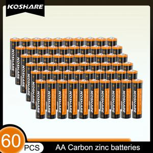 TEMU KOSHARE AA 카본 아연 배터리, 1, 5V 안정 전압, 저자체 배출, 대용량, 계산기, 라디오, 리모컨, 소형 전기 팬, 무선 마우스/키보드 등에 적합, 충전 불가 배터리, 충전기 사용 금지|계산기