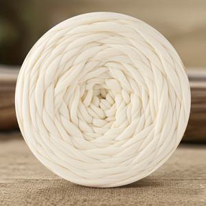 TEMU 280g 탄성 직물 원단 1롤, 티셔츠 원단, 직조 원단, 크로셰 및 DIY 직조 가방, 쿠션, 손수 크로셰 프로젝트, 다색 원단, 크로셰 직조, 가방, 보관 바구니, 흔들기 컵, 매트 및 기타 공예품, 선물, 결혼식, 결혼식 액세서리, 어머니의 날, 100m/원단|뜨개실