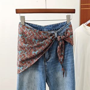 TEMU 여성용 스카프 벨트 - 청바지, 드레스, 바지용 긴 스트랩 허리 시너 - 레드/블랙/블루/오렌지의 우아한 벨트 액센트 - 공식 및 일상복 - 스타일링을 위한 쉬운 의상 강화기, 드레스 액세서리, 판타지 영감 디자인, 장식 리본 디테일, 패션 액세서리, 소프트 재질, 패션 애호가를 위한 스타일리시 액세서리