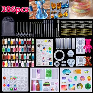 TEMU 에폭시 보석 모양 몰드 세트 소형 - DIY 레진 캐스팅 키트 귀걸이, 패ンデ트, 목걸이, 키체인 제작