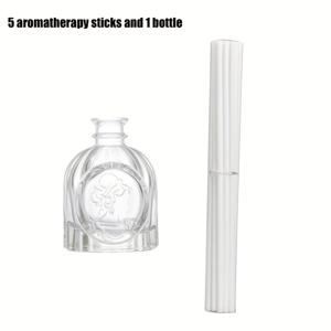 TEMU 100ml 창의적인 디자인의 심플한 스타일의 조각 패턴 유리병과 5개 세트의 부속품 Vape