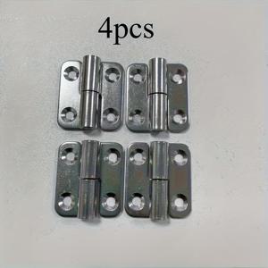 TEMU 4개 분리형 힌지 - 304 스테인리스 스틸 브러시드 마감, 좌측 리프트 오프 슬립 조인트 디자인, 클래식 스타일 내구성 금속 하드웨어, 안전한 도어 설치용, 문 수리 부품, 매끄러운 메탈릭 마감