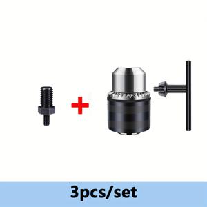 TEMU 3개/세트 M5-M10 미니 앵글 그라인더 어댑터 키트 - 철제 클램핑 헤드 연결봉 (1.5-10mm) - 전동 공구용, 간편 설치