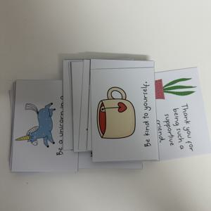 TEMU 90개의 영감을 주는 긍정적인 메시지 카드 | 동기 부여 인용구와 창의적인 일러스트 - 무광 마감, 개인 성장 및 선물용 자가 접착식 종이 카드, 생일, 크리스마스, 할로윈에 적합