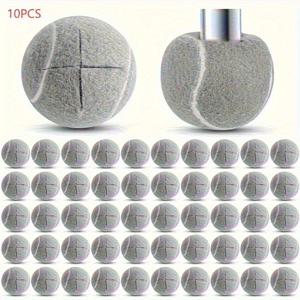 TEMU 크로스 오픈이 있는 테니스 스타일 의자 다리 보호기 10개 - 소음 감소 및 미끄럼 방지 가구 컵