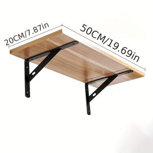 TEMU 벽 장식용 플로팅 선반, 벽걸이 선반, 튼튼한 소형 목재 선반 - 침실, 거실, 욕실, 주방, 코너 책장, 부유선반