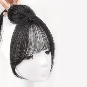 TEMU 여성용 일본 스타일 3D 앞머리 가발, 자연스러운 이마 앞면 - 흰머리 커버용 푹신한 컬리 헤어피스, 상단 개방 및 볼륨, 일상 및 특별한 날을 위한 우아한 스타일