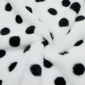 TEMU 1pc 부드러운 플러시 재질 - 블랙 앤 화이트 점 무늬 인조 가죽, 미리 자른 50cm x160cm, 폴리에스터 재질, DIY 모자, 가방, 플러시 인형, 공예 및 가정 장식에 이상적, DIY 가방 지갑 만들기, DIY 지갑 만들기|모루인형