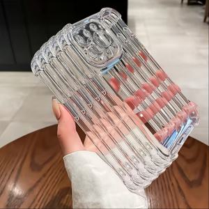 TEMU 아이폰 17, 16, 15, 14, 13, 12, 11 Pro Max, 17 Air, 14 Plus, X, Xs Max, Xr, 8, 그리고 7 Plus 후면 커버용 충격 방지 TPU 투명 폰 케이스 5개 팩|폰케이스|아이폰케이스