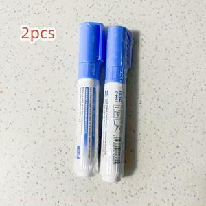 TEMU 2개 세트 보안 및 개인정보 보호용 화이트 팁 열전지 지우개, 신용카드 정보 청소 도구 - 은행 카드, 휴대폰 요금청구서, 택배 라벨용