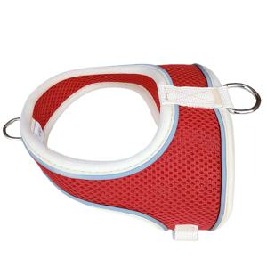 TEMU 노풀 반사 애완견 & 고양이 하네스 - 안전한 조절 가능한 퀵 버클 클로저, 통기성 좋은 소형~중형 강아지와 고양이를 위한 벨트 - 산책, 훈련, 여행에 적합 - 오렌지/블랙, 블루/레드, 레드 색상 제공 - 야간 안전용 그리드 패턴 디자인, 세탁 가능 원단