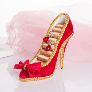 TEMU 고급스러운 삼각형 디자인 레진 주얼리 정리대 - 하이힐 신발 홀더 포함, 귀걸이·반지·팔찌 보관용, 데스크탑 & 침실 장식, 전기 불필요, 쥬얼리 타워|링귀걸이