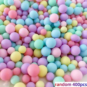 TEMU 구멍 없는 대형 혼합 캔디 컬러 레진 비즈 400개, DIY 프로젝트, 화병 필러, 저널용 수제 재료, 헤어 액세서리 및 폰 참 장식에 완벽