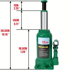 TEMU 헤비듀티 차량 잭 - 안정성 강화 초대형 베이스, 주철 구조, 차고 및 도로 비상 리프트 - 전문가용 & DIY 자동차 수리 잭 (1개)
