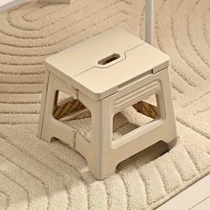 TEMU 1pc 조절 가능한 휴대용 접이식 의자 - 경량 컴팩트 사각형 디자인, 미끄럼 방지 내구성 플라스틱 야외 여행 의자, 캠핑, 낚시, 가정용, 실내/실외 접이식 의자, 거실 의자, 실내 좌석, 현대 좌석, 튼튼한 구조