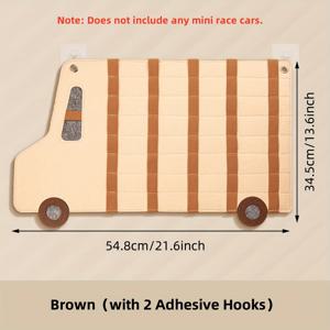 TEMU 벽걸이 레이싱카 수납 선반 + 미니 디스플레이 선반 - 대형 패브릭 장난감 정리대, 방, 놀이방용 - 공간절약형 가구