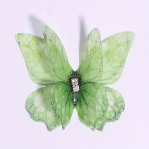 TEMU 30개 세트 아름다운 DIY 나비 장식 - 리얼리스틱 공작 깃털 나비 핸드메이드 액세서리 - 컬러풀 더블 레이어 튤 헤어핀, 의상 및 옷장식용