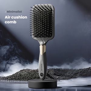 TEMU Sunlum 2025 남성 & 여성용 볼륨 헤어 빗 - 정전기 방지 탈모 빗, 찢어짐 없는 나일론 브리슬, 모든 머리 타입에 적합한 인체공학적 핸들, 전문 미용실 및 가정용, 헤어 스타일링 도구, 모던 헤어브러시, 내구성 있는 플라스틱 손잡이
