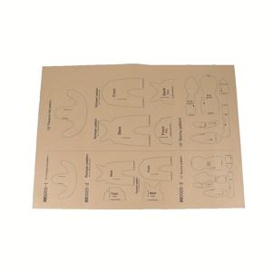 TEMU 토끼 바느질 패턴 - 인형, 비니 모자 및 의류용 귀여운 토끼 디자인 - 초보자 친화적인 바느질 패턴과 스티칭 액세서리, 연갈색, 수제 의상 템플릿, 초보자를 위한 바느질 패턴, 옷 장식, 재미있는 디자인, 종이 공예 템플릿