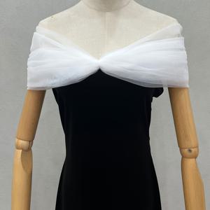 TEMU 1개 우아한 오프숄더 웨딩 숄 - 신부용 가벼운 베일 케이프, 프롬 파티 액세서리, 무직물 세팅 필요 없음, 정교한 디자인, 부드러운 질감, 이브닝 웨어, 포멀 이벤트