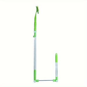 TEMU 1개 확장 가능한 텔레스코픽 창문 청소 브러시 - 다용도 플라스틱 스펀지 모프, 고층 건물 유리 및 바닥 먼지 제거용, 거실, 욕실, 건물 면 청소에 이상적, 전기 필요 없음, 창문 청소 도구 | 인체공학적 손잡이 | 내구성 있는 플라스틱 모프, 창문 청소 도구