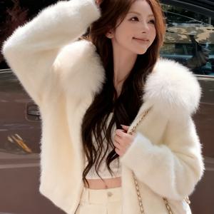 TEMU 가을 겨울용 두꺼운 후드 모피 칼라 스웨터 탑코트, 여성용 후드 다용도 코트, 캐주얼 웨어,추운 날씨용 코트,아늑한 아우터웨어,후드 디자인,두꺼운 원단,후드 재킷,풀오버 코트,겨울 옷장,여성 패션|오피스룩