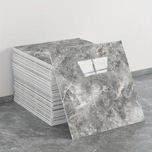 TEMU 20개입 11.81×11.81인치 두꺼운 알루미늄 플라스틱 자가접착 벽지, 대리석 타일 무늬, 쉬운 설치용 접착식 백킹, 방수·방유·내마모성, 거실/침실/욕실/발코니/레스토랑/사무실용