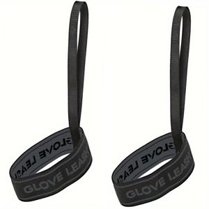 TEMU 2팩 K-실드 스키 글러브 안전 스트랩 - 조절 가능한 끈으로 탄력 있는 손목 레쉬, 등산 및 스키용 내구성 폴리에스터, 야외 스포츠용 안전한 장착 글러브 레쉬, 슬림 디자인, 튼튼한 구조, 여성용 글러브 스트랩, 스키 액세서리, 슬림한 디자인, 글러브 스트랩, 글러브 홀더