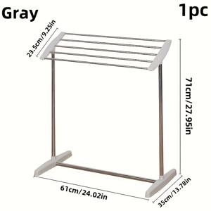 TEMU 1개 옷 건조대 - 독립형, 설치 간편, 공간 절약 디자인, 4계절 선물로 완벽한 선물, 수건, 양말, 이불에 적합 - 실내/외 사용 가능, 실내 보관용 | 컴팩트 디자인 | 내구성 있는 건조대, 건조대