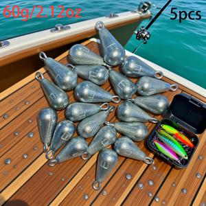 TEMU 갈바나이징 모조 납 싱커 5개 세트, 링 포함, 물방울 모양 철제 싱커, 정밀 캐스팅 및 다목적 낚시용 철제 싱커, 30g/50g/60g/80g/100g/120g, 1.06-4.23oz, 낚시꾼 장비,낚시용품,링 싱커,무게 추,부식 저항성,내구성 있는 싱커,무게 추가 장비,낚시 애호가들,야외 모험가들