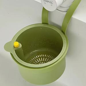 TEMU 1개/4개 자동 청소 푸시 타입 싱크 필터 바스켓, 다기능 걸이 및 분리 버튼 배수 및 보관 디자인, 자동 식품 폐기물 배수 바스켓, 주방 및 욕실 보관, 분리 가능, 설치 및 제거 용이