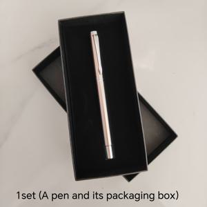 TEMU 1세트 인체공학적 금속 만년필, 서예, 스케치 및 서명용 - 넓은 펜촉, 스냅 캡 클로저, 내구성 있는 플라스틱 & 금속 구조, 예술적 글쓰기 및 전문 서명에 이상적, 서예 용품|캘리그라피